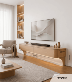 Tủ Tivi TTV01.1 160x30x55 – Vân gỗ nhạt