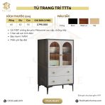 Tủ Trang Trí TTT6.1 60x40x110 - Trắng