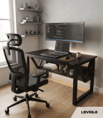 Bàn làm việc LBV06.8 140×60 – Đen