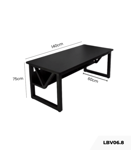 Bàn làm việc LBV06.8 140×60 – Đen
