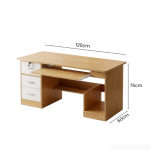 Bàn làm việc LBV94.1 120×60 – Vân gỗ nhạt