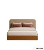 Giường gỗ GNG26.1 180×200 – Vân gỗ nhạt