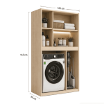 Hệ tủ giặt sấy TG03.1 100x165 - Vân gỗ nhạt