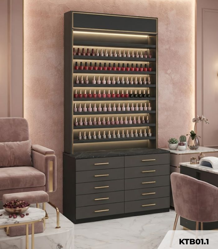 Kệ trưng bày sơn gel nhỏ (Nail Polish Mini Shelves) KTB01.1