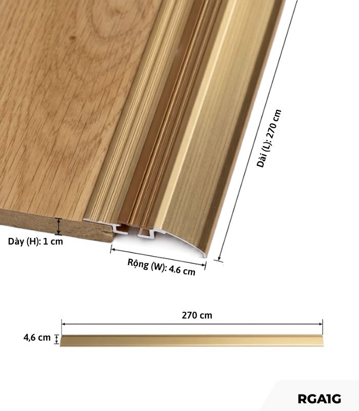 Nẹp nhôm KF RGA1G