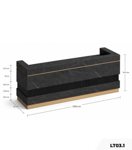 Quầy Bar gỗ MDF hiện đại cao cấp LT03.1