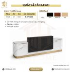 Quầy lễ tân hiện đại sang trọng LT02.1 - Ảnh 3