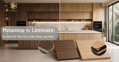 So sánh Melamine và Laminate chi tiết từ A-Z