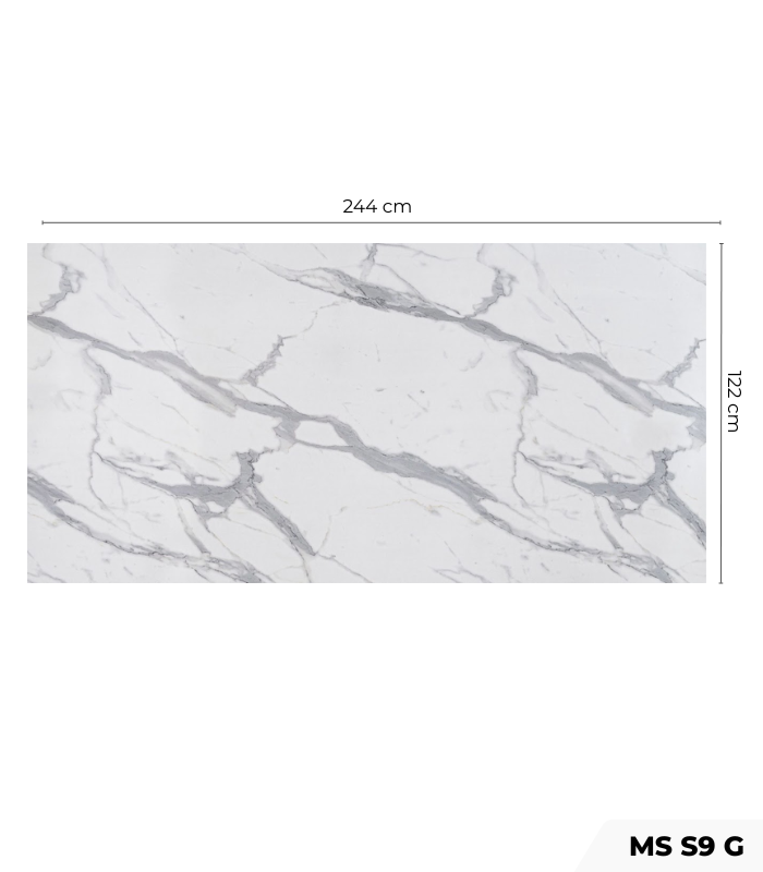 Tấm PVC phủ keo trắng MS S9 G