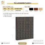 Tủ Lockers đựng đồ cá nhân TLK01.1