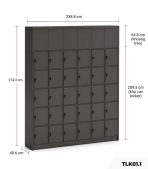 Tủ Lockers đựng đồ cá nhân TLK01.1