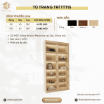 Tủ trang trí TTT15.2 100x280 - Vân gỗ
