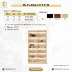 Tủ trang trí TTT15.1 80x280 - Be