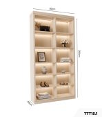 Tủ trang trí TTT15.1 80x280 - Be