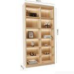 Tủ trang trí TTT15.2 100x280 - Vân gỗ