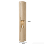 Tủ trang trí bo cong TTT16.1 50x280 - Vân gỗ nhạt