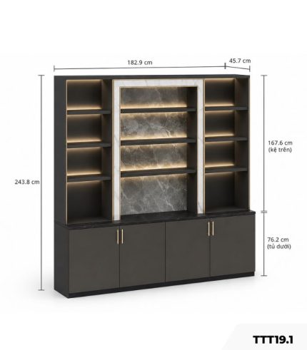 Tủ trang trí WET BAR TTT19.1