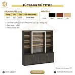 Tủ trang trí WET BAR TTT19.1 - Ảnh 2
