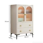 Tủ Trang Trí TTT6.1 60x40x110 - Trắng