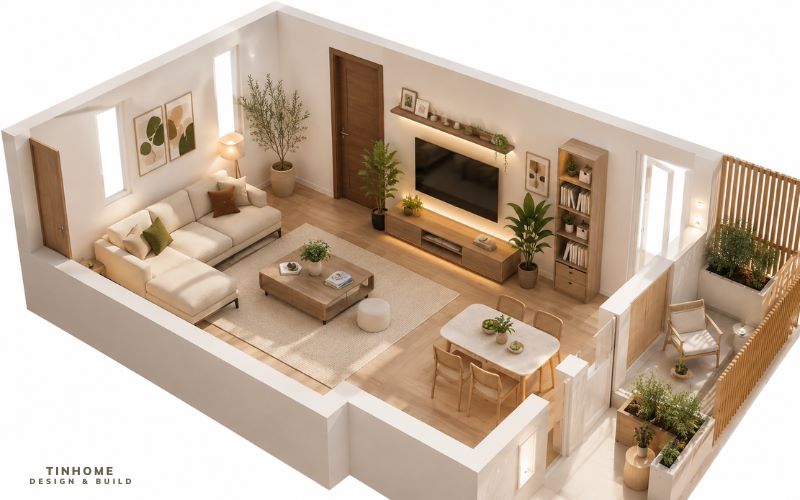 Cách Bố Trí Phòng Khách Theo Diện Tích Và Phong Cách