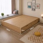 Giường ngủ GNG31.1 120×200 – Vân gỗ nhạt
