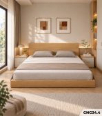 Giường ngủ GNG34.4 180×200 – Vân gỗ nhạt