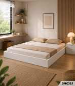 Giường ngủ GNG35.1 120×200 – Trắng