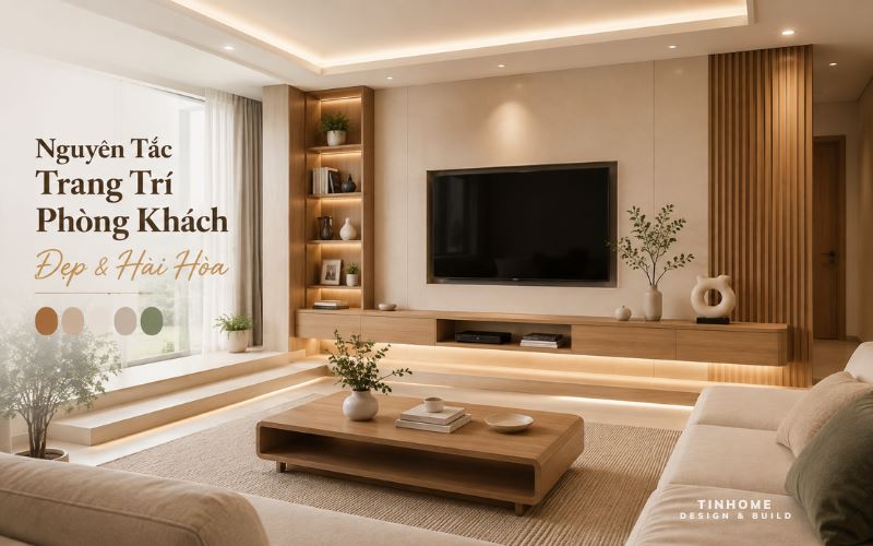 Nguyên Tắc Trang Trí Phòng Khách Đẹp & Hài Hòa