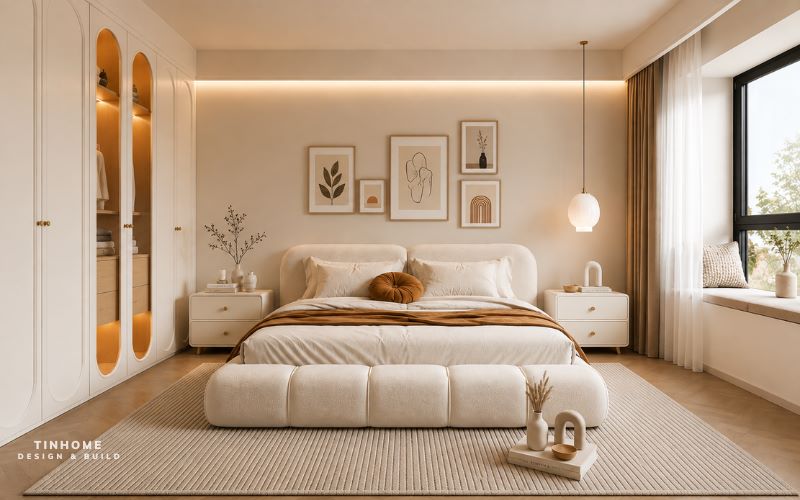 Nguyên tắc thiết kế nội thất phòng ngủ đẹp và tiện nghi