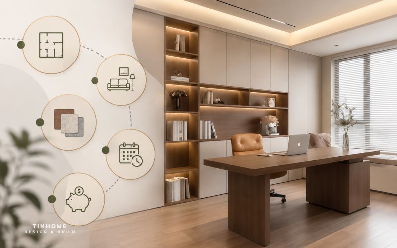 Những yếu tố ảnh hưởng đến chi phí thiết kế thi công nội thất văn phòng