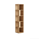 Kệ gỗ decor góc tường 5 tầng PK20.6 - Vân gỗ nhạt