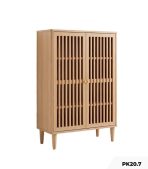 Tủ gỗ để giày nhỏ gọn PK20.7 - Vân gỗ nhạt