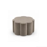 Ghế đôn Sofa hình bông hoa PK24.4 - Xám chì