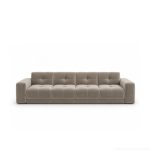 Ghế Sofa văng bọc da PK24.5 - Xám chì