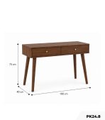 Bàn Console trang trí phòng khách PK24.8 - Vân gỗ đậm