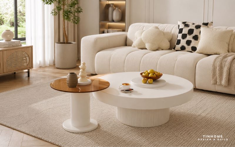 Top Mẫu Bàn Trà Phòng Khách Đẹp, Hiện Đại 2026