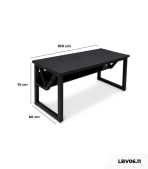Bàn làm việc LBV06.11 100×60 – Đen