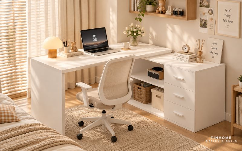 Bàn Làm Việc Chữ L Là Gì? Ưu Điểm Nổi Bật