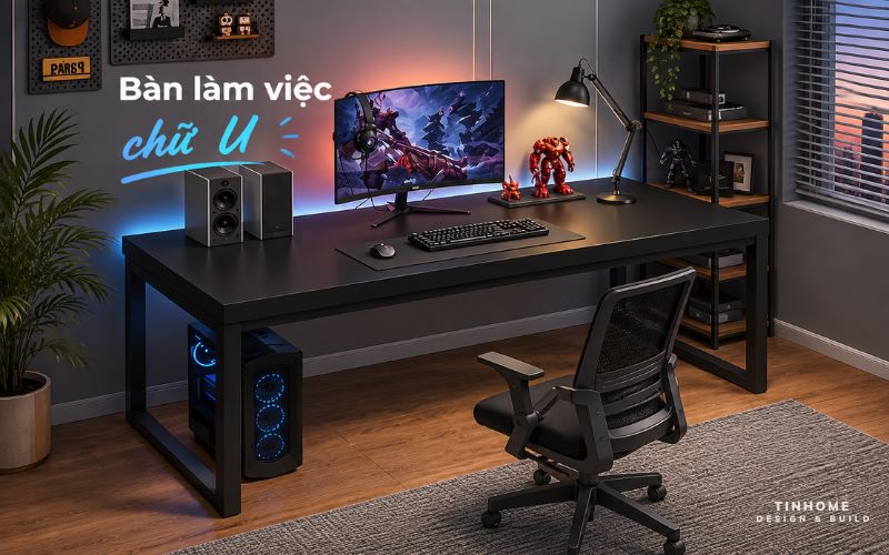 Bàn làm việc chữ U