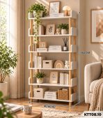 Kệ Sách Đa Năng 6 Tầng – Kệ Để Đồ, Kệ Trang Trí Tiết Kiệm Không Gian KTT08.10