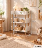 Kệ Sách Đa Năng 3 Tầng – Kệ Để Đồ, Kệ Trang Trí Tiết Kiệm Không Gian KTT08.2