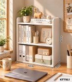 Kệ Sách Để Bàn 50x20x65cm – Kệ Trang Trí Bàn Làm Việc, Góc Học Tập Đa Năng KTT10.1