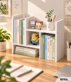 Kệ Sách Gỗ Để Bàn – Kệ Lắp Ghép Đa Năng, Kệ Trang Trí Bàn Học KTT11.5 - Kệ Đa Năng - Ảnh 3
