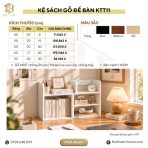 Kệ Sách Gỗ Để Bàn – Kệ Lắp Ghép Đa Năng, Kệ Trang Trí Bàn Học KTT11.5 - Kệ Đa Năng