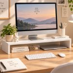 Kệ Sách Gỗ Để Bàn – Kệ Lắp Ghép Đa Năng, Kệ Trang Trí Bàn Học KTT11.1 - Kệ Máy Tính