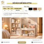 Kệ Sách Để Bàn – Kệ Gỗ Decor Bàn Làm Việc MDF Phủ Melamine KTT14.2