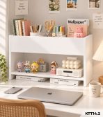 Kệ Sách Để Bàn – Kệ Gỗ Decor Bàn Làm Việc MDF Phủ Melamine KTT14.2
