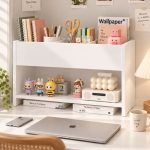 Kệ Sách Để Bàn – Kệ Gỗ Decor Bàn Làm Việc MDF Phủ Melamine KTT14.2