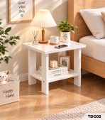 Bàn Phụ Sofa – Bàn Trà Nhỏ Gọn Đa Năng Cho Phòng Khách, Phòng Ngủ TDG02.1 - 30x30x30cm - Ảnh 3