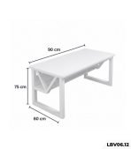 Bàn làm việc LBV06.12 90×60 – Trắng